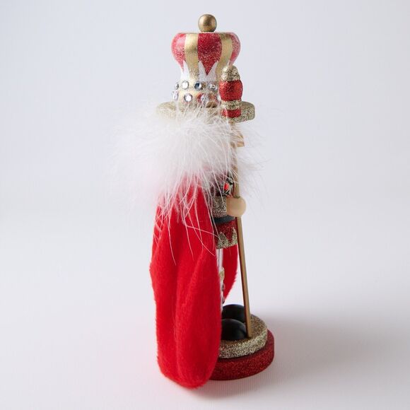 Kurt Adler Hollywood by Holly Adler Miniature Nutcracker 11 Inches Tall Glitter - Picture 4 of 7